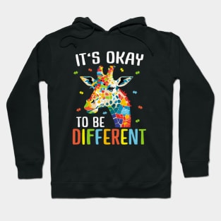 Autism Awareness Women Kid Its Ok To Be Different Hoodie